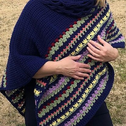 Meadow Fair Isle Poncho