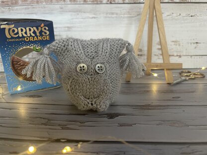 Owls x 2 Designs Chocolate Orange Cover Knitting Patterns