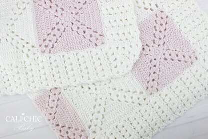 Alice Granny Square Baby Blanket #173
