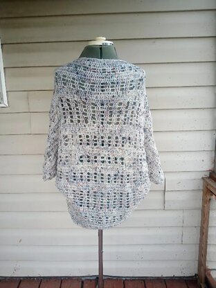 Granny square hot sale cocoon cardigan