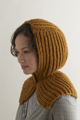 Seasonably Chic Hood in Lion Brand Wool-Ease Chunky - 70511AD