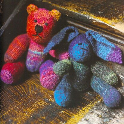 Bunny Toy in Noro Kureyon