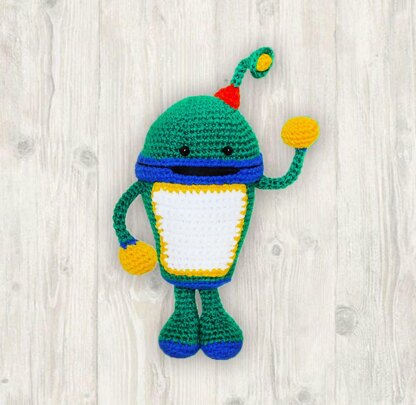 Green Robot Crochet Pattern