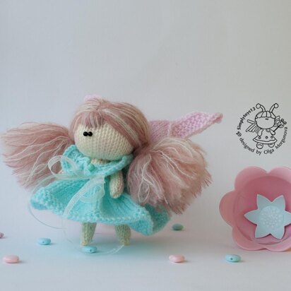 Thumbelina amigurumi doll - knitting pattern