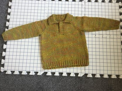 Polo style jumper for grandson