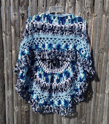 Ocean Weaves Poncho