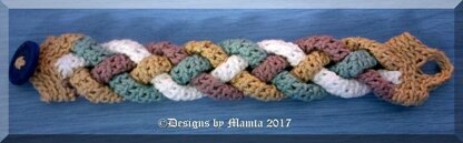 Crochet Cuff Bracelet Pattern Four Braided Jewelry