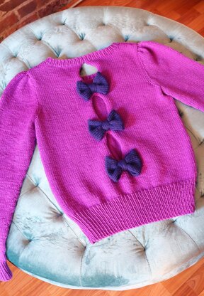 "Peek a Bow" Sweater