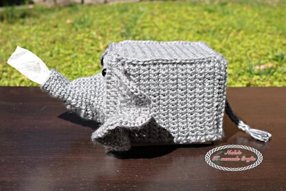 Elephant Tissue Box Cover