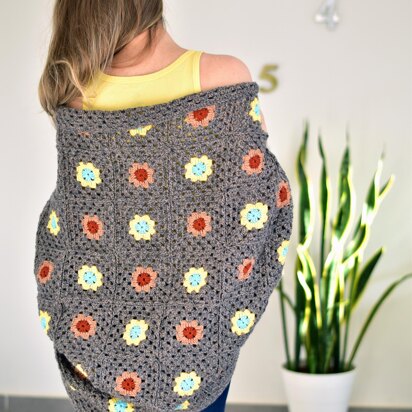 Ulla crochet blanket cardigan