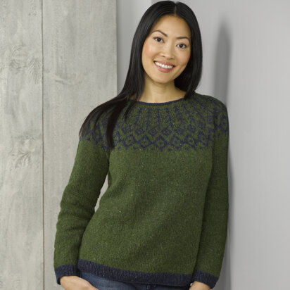 922 Elderberry - Sweater Knitting Pattern for Women in Valley Yarns Worthington - knitting pattern