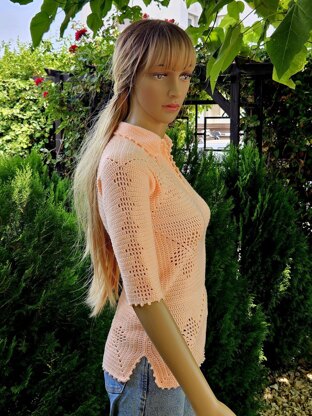 Crochet Sweater with granny squares