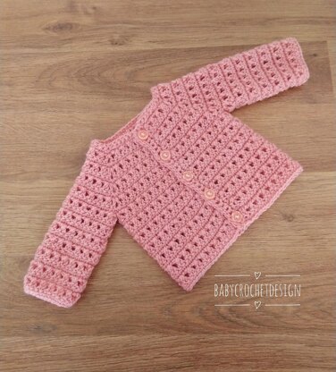 Criss Cross Baby Cardigan