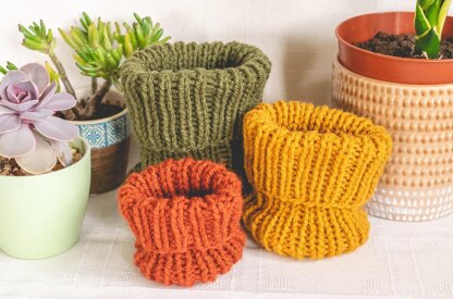 Plant Pot Baskets in Stylecraft Special Chunky