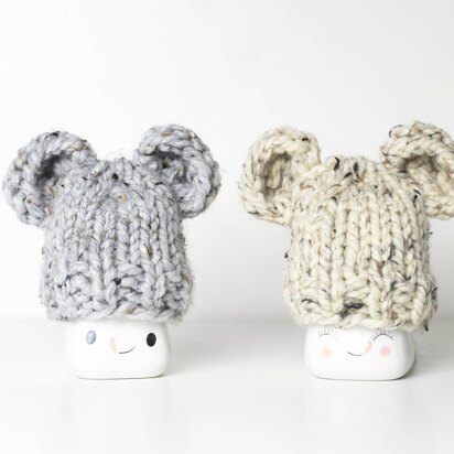 Bear Ears Marshmallow Mug Hat