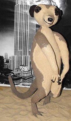 Mike the Mega Meekrkat knitting pattern