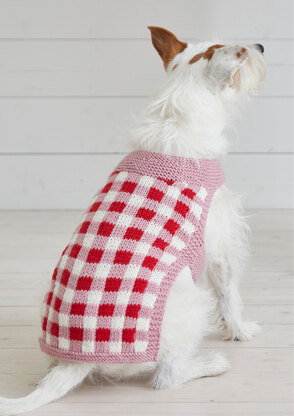 Picnic Pooch - Dog Coat Knitting Pattern For Pets in Debbie Bliss Rialto Aran by Debbie Bliss