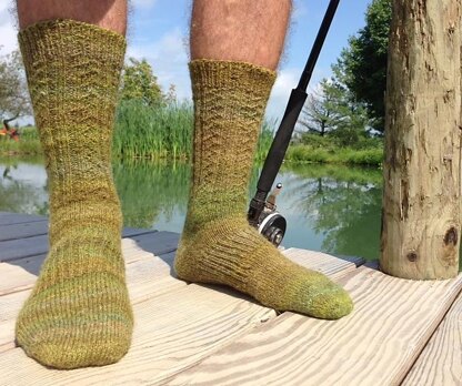 Subtle Serpentine Socks