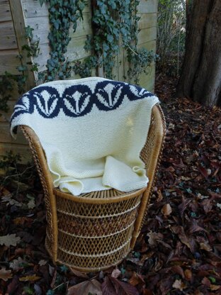 A Badger Baby Blanket