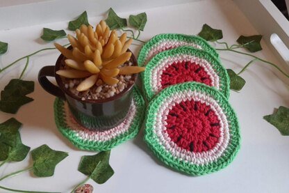 Watermelon Coasters