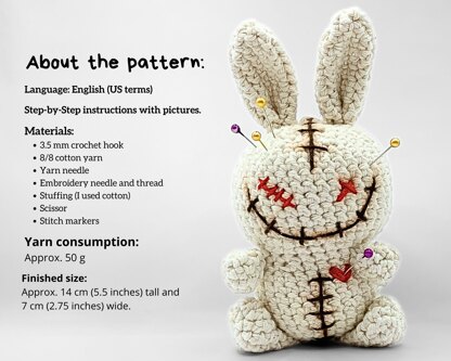 Crochet Voodoo Bunny Doll