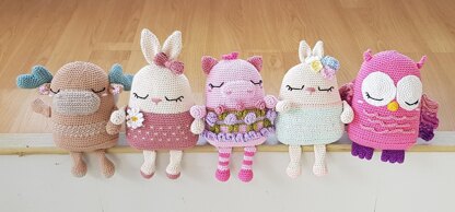 Brigitte the Rabbit Amigurumi