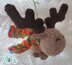 Chocolate Moose Hanging Ornament