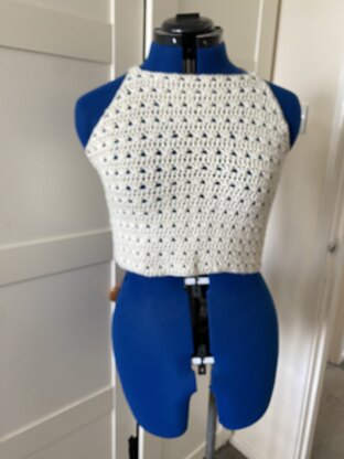 Crochet halter top