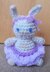 Amigurumi ballet bunny plushie crochet pattern