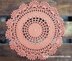 Peachy Peaks Doily Written Pattern