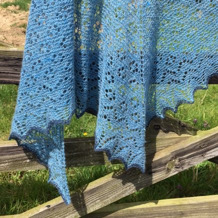 Cornflower Shawl #7