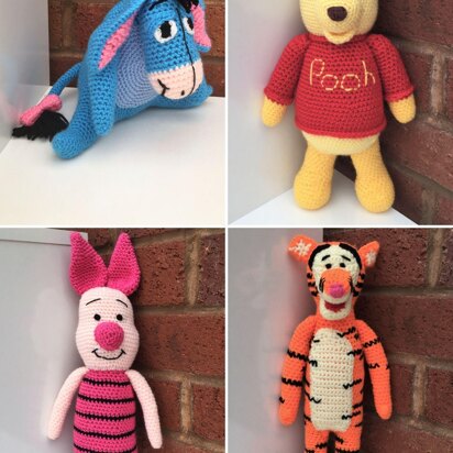 4 Winnie The Pooh Crochet Patterns