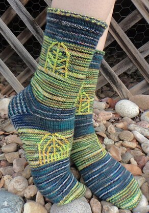 Enchanted Window Socks