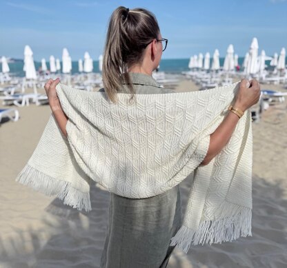 Ivory Tide Shawl
