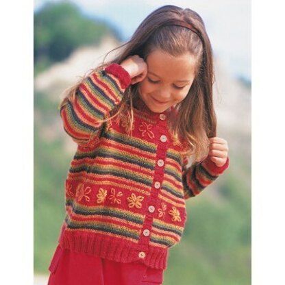 Lazy Daisy Fun Sweater in Patons Astra