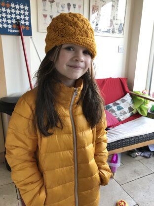 hat to match Willow's new coat
