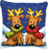 Vervaco Reindeer Twins Cushion Front Chunky Cross Stitch Kit - 40cm x 40cm