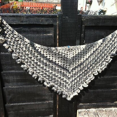 Ruffled Shawl