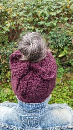 Bonnet pour chignon désordonné