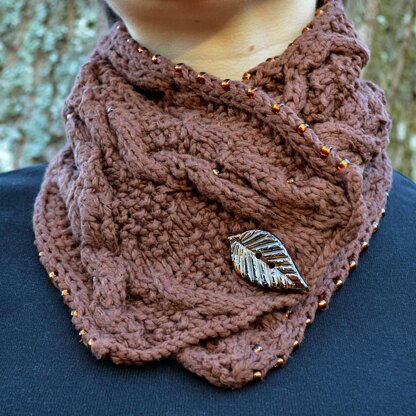 Black Willow Cowl and Scarf