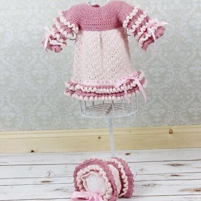 Amelia Ruffle Dress Crochet pattern #142