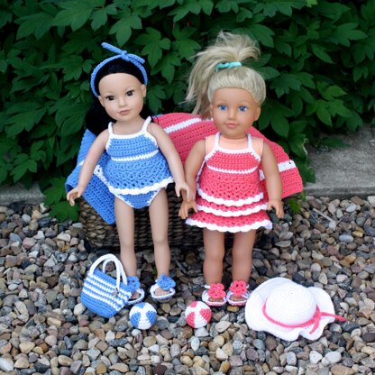 Beach Fun Set for 18 inch Doll