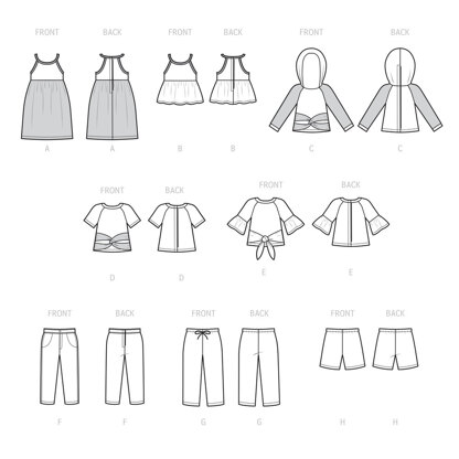 Simplicity 18" Doll Clothes S9499 - Sewing Pattern