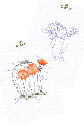 Cactus In Bloom  in DMC - PAT0234 -  Downloadable PDF