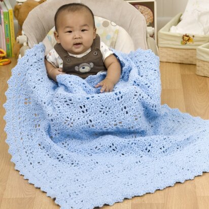 10 Beautiful Free Baby Boy Crochet Blanket Patterns - CrochetKim™