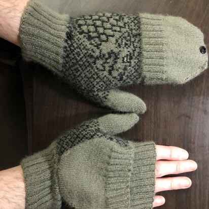 Games of Thrones: House Stark Convertible Mitts - knitting pattern