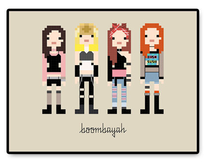 BLACKPINK - Boombayah Chorus - PDF Cross Stitch Pattern