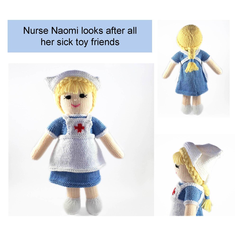 Knitted cheap nurse doll