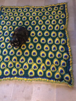 Peacock blanket