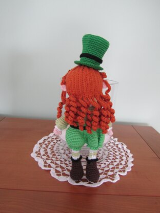 St Patrick Elf (Leprechaun) doll